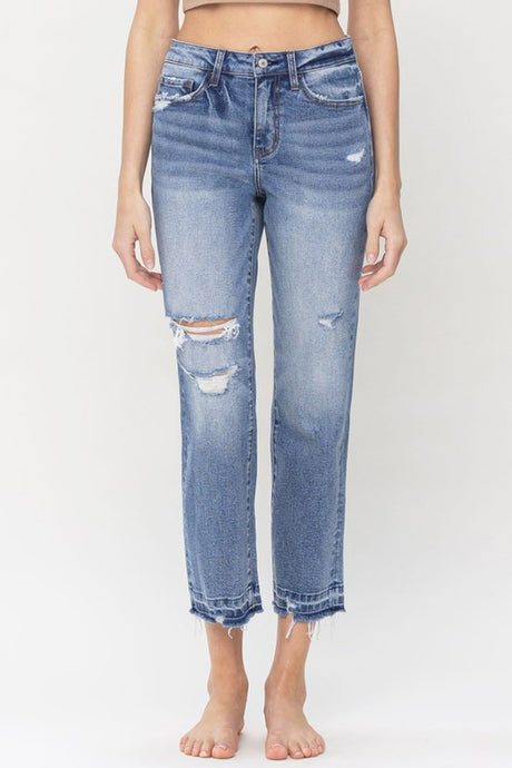 Lovervet Full Size Lena High Rise Crop Straight Jeans king-general-store-5710.myshopify.com