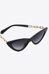 Chain Detail Cat-Eye Sunglasses king-general-store-5710.myshopify.com