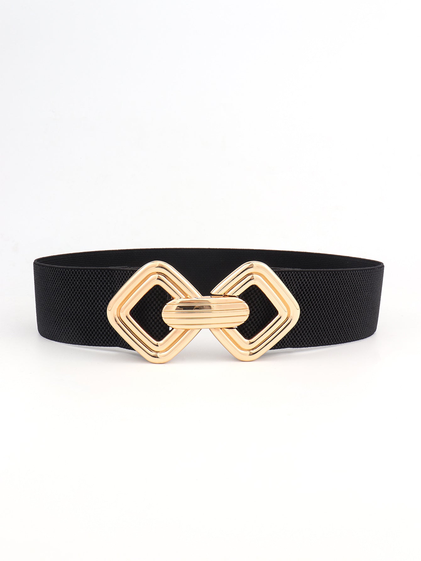 Geometric Buckle Elastic Wide Belt king-general-store-5710.myshopify.com