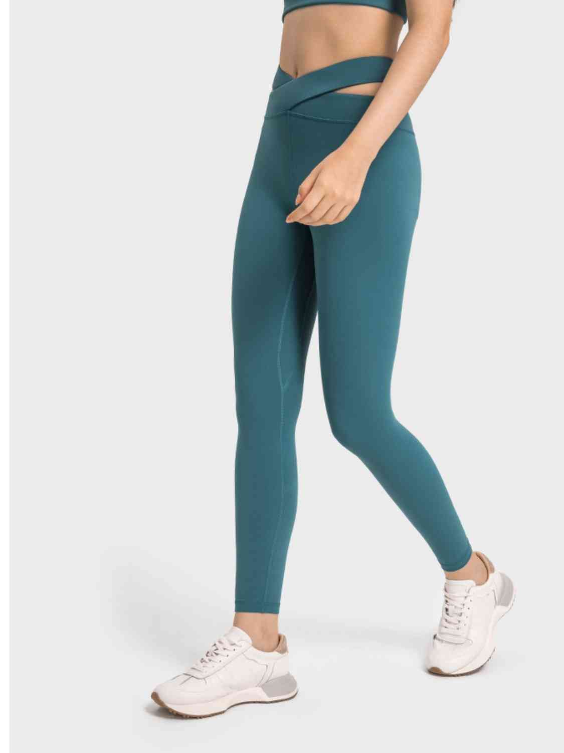 Crisscross Cutout Sports Leggings king-general-store-5710.myshopify.com