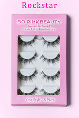 SO PINK BEAUTY Faux Mink Eyelashes 5 Pairs king-general-store-5710.myshopify.com