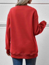 Round Neck Long Sleeve Sweatshirt king-general-store-5710.myshopify.com