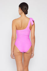 Marina West Swim Vacay Mode One Shoulder Swimsuit in Carnation Pink king-general-store-5710.myshopify.com