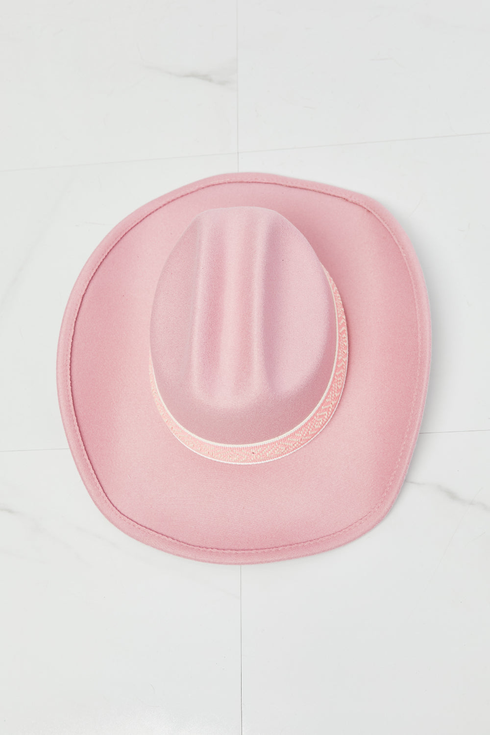 Fame Western Cutie Cowboy Hat in Pink king-general-store-5710.myshopify.com