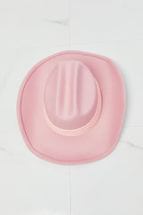 Fame Western Cutie Cowboy Hat in Pink king-general-store-5710.myshopify.com