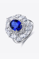 3 Carat Lab-Grown Sapphire Zircon Ring king-general-store-5710.myshopify.com