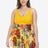 Plus Size Floral Two-Tone Asymmetrical Hem Two-Piece Swimsuit king-general-store-5710.myshopify.com