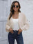 Bat Sleeve Open Front Short Cardigan king-general-store-5710.myshopify.com