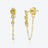 Zircon 925 Sterling Silver Chain Earrings king-general-store-5710.myshopify.com