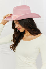 Fame Western Cutie Cowboy Hat in Pink king-general-store-5710.myshopify.com