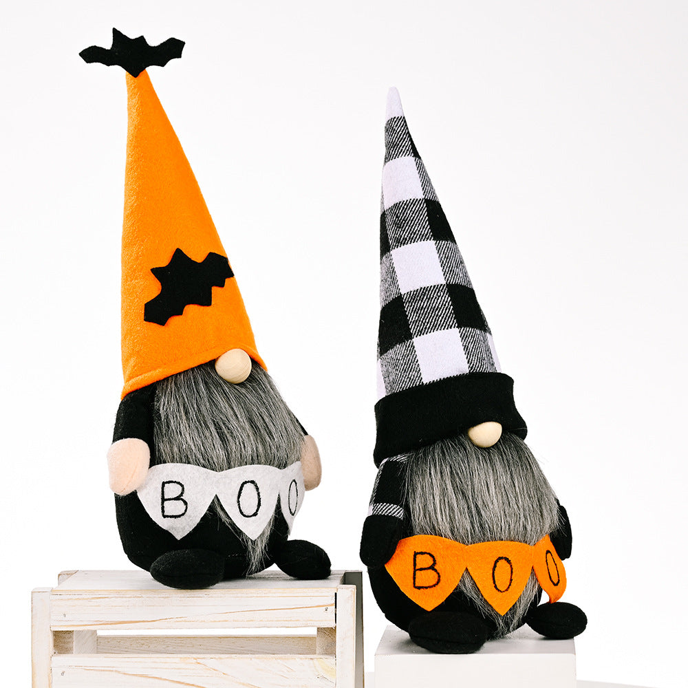 BOO Pointed Hat Faceless Gnome king-general-store-5710.myshopify.com