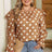 Plus Size Polka Dot Long Sleeve Blouse king-general-store-5710.myshopify.com