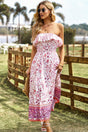 Bohemian Strapless Slit Midi Dress king-general-store-5710.myshopify.com