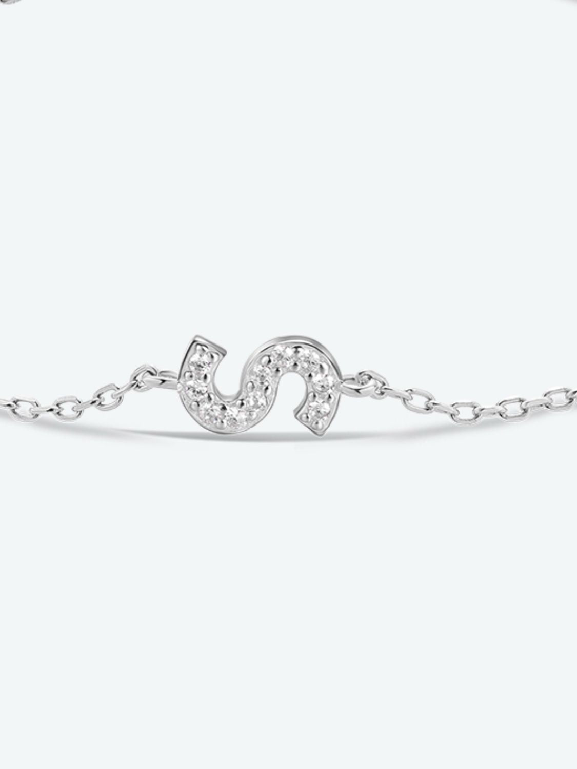 Q To U Zircon 925 Sterling Silver Bracelet king-general-store-5710.myshopify.com