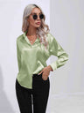 Collared Neck Buttoned Long Sleeve Shirt king-general-store-5710.myshopify.com