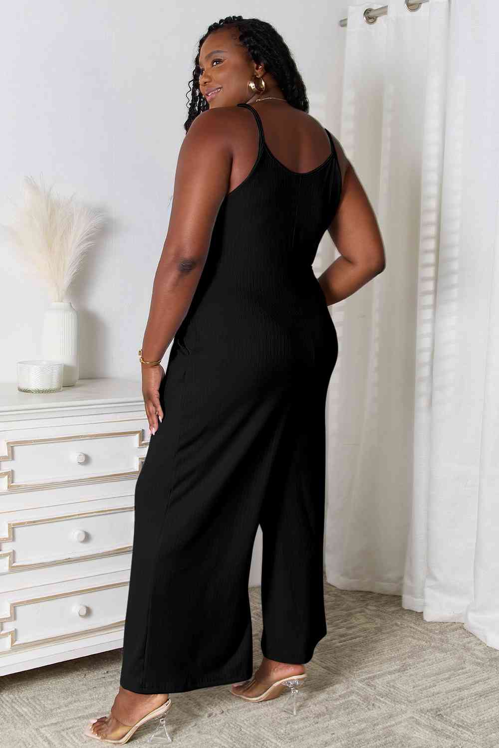 Basic Bae Full Size Spaghetti Strap V-Neck Jumpsuit king-general-store-5710.myshopify.com