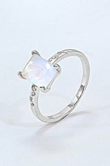 Square Moonstone Ring king-general-store-5710.myshopify.com