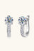 2 Carat Moissanite 925 Sterling Silver Earrings - Kings Crown Jewel Boutique