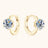 2 Carat Moissanite 925 Sterling Silver Huggie Earrings - Kings Crown Jewel Boutique