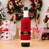 2-Piece Cable-Knit Wine Bottle Covers - Kings Crown Jewel Boutique