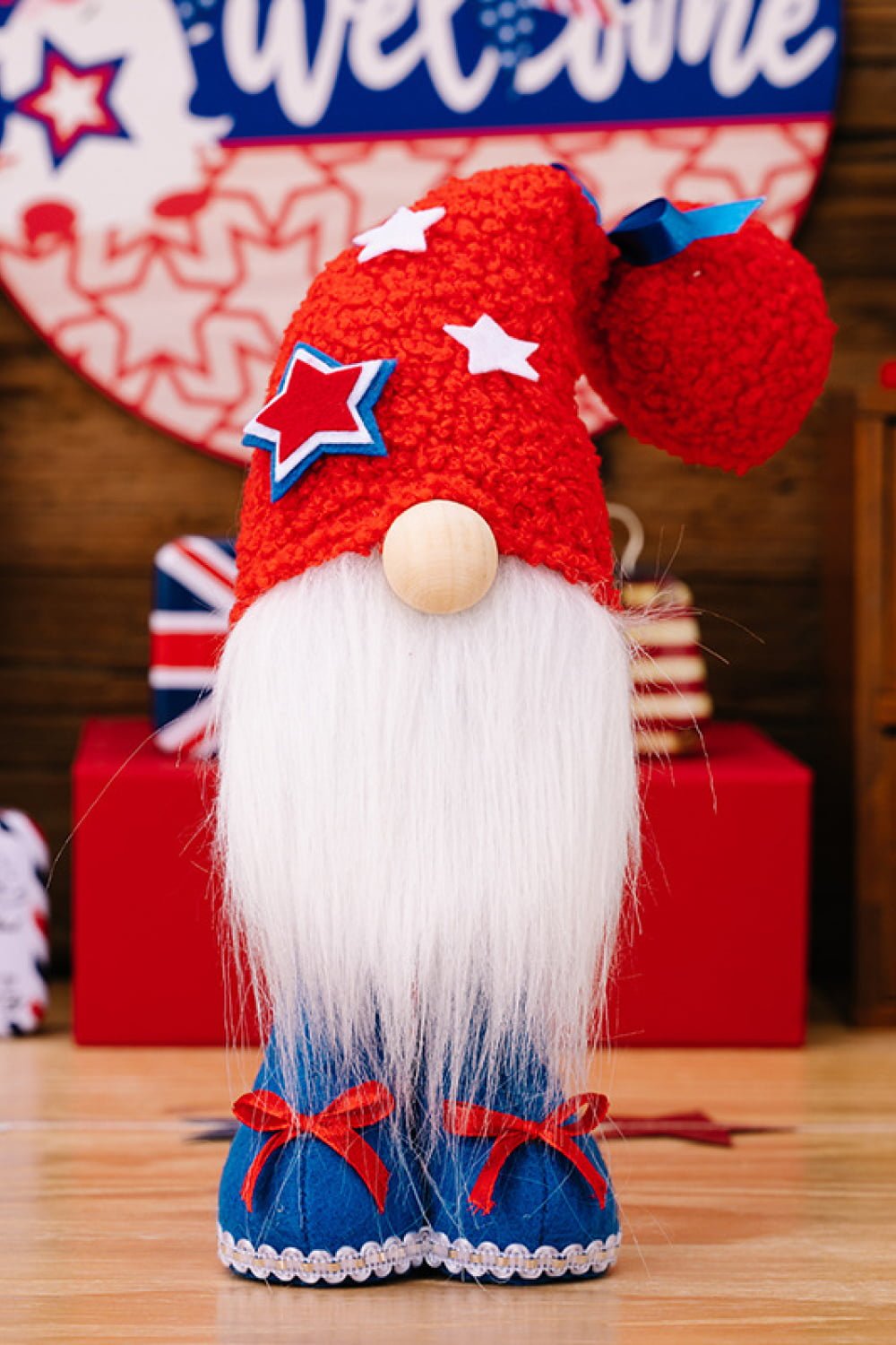 2-Piece Independence Day Knit Beard Gnomes - Kings Crown Jewel Boutique