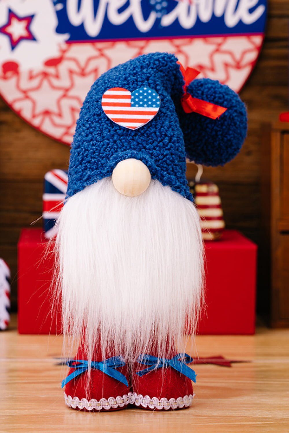 2-Piece Independence Day Knit Beard Gnomes - Kings Crown Jewel Boutique