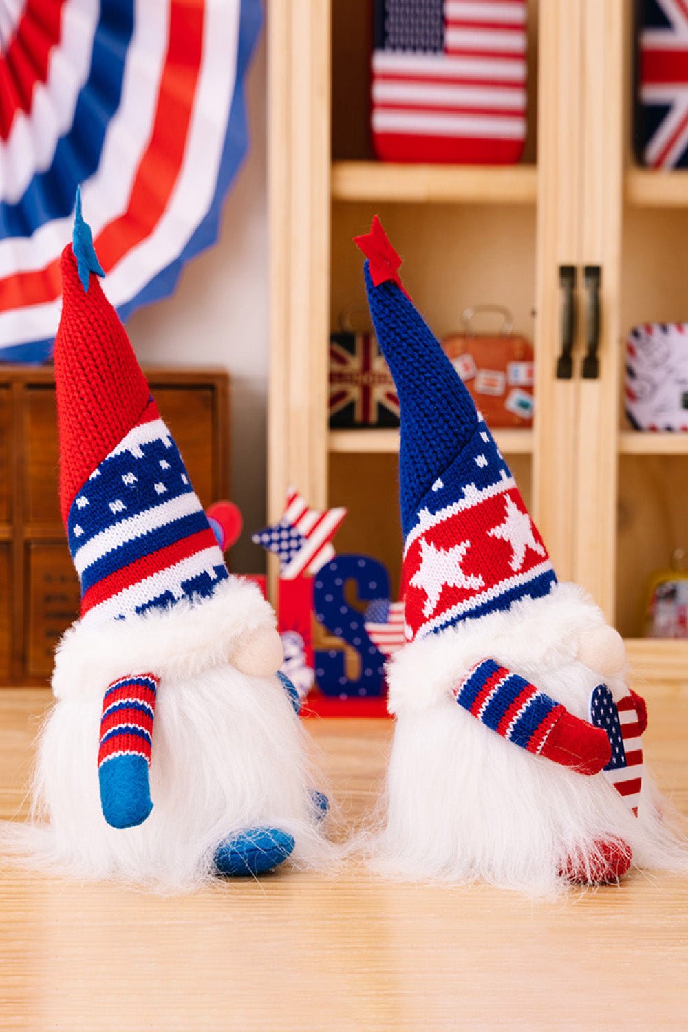 2-Piece Independence Day Knit Decor Gnomes - Kings Crown Jewel Boutique