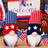 2-Piece Independence Day Knit Decor Gnomes - Kings Crown Jewel Boutique