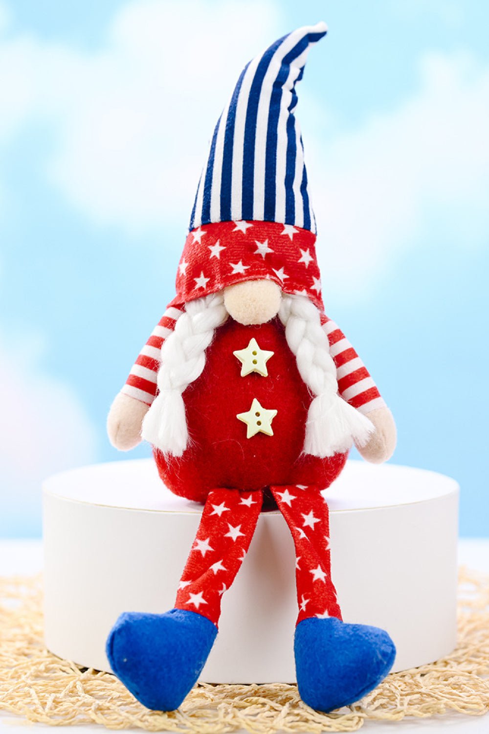 2-Piece Independence Day Pointed Hat Decor Gnomes - Kings Crown Jewel Boutique