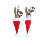 20-Piece Christmas Hat Cutlery Holders - Kings Crown Jewel Boutique