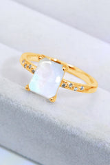 Square Moonstone Ring king-general-store-5710.myshopify.com