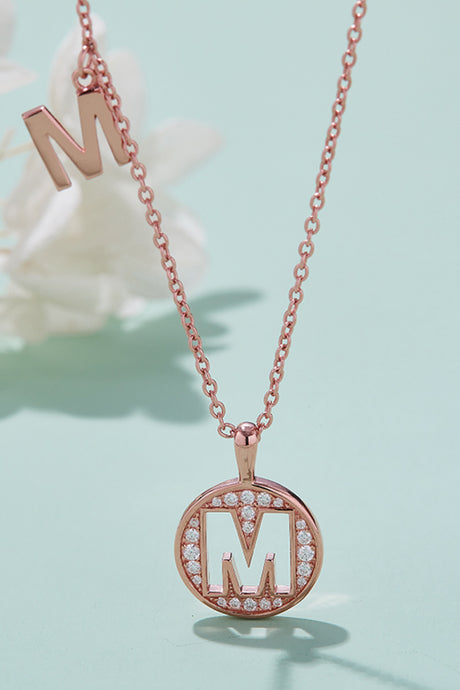 Moissanite K to T Pendant Necklace king-general-store-5710.myshopify.com