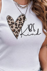 BE KIND Graphic Ribbed Round Neck Tank king-general-store-5710.myshopify.com