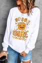 Round Neck Long Sleeve SPICE GIRL Graphic Sweatshirt king-general-store-5710.myshopify.com