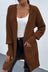 Open Front Dropped Shoulder Pocketed Cardigan king-general-store-5710.myshopify.com