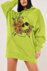 Simply Love Full Size Floral Skull Graphic Hoodie king-general-store-5710.myshopify.com