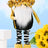 Bee Print Telescopic Leg Gnome king-general-store-5710.myshopify.com