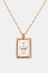 Tarot Card Pendant Copper Necklace king-general-store-5710.myshopify.com