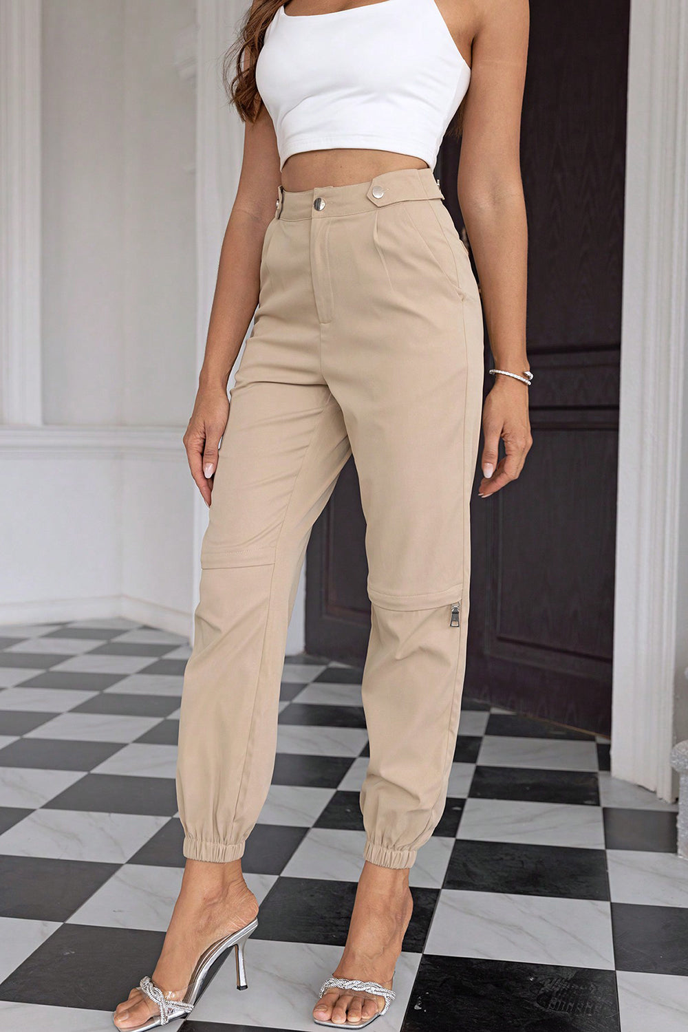 High Waist Pants with Pockets king-general-store-5710.myshopify.com