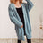 Cable-Knit Open Front Dropped Shoulder Cardigan king-general-store-5710.myshopify.com