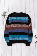 Cozy For Keeps Color Block Drop Shoulder Sweater king-general-store-5710.myshopify.com