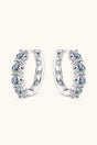 2.4 Carat Moissanite Huggie Earrings - Kings Crown Jewel Boutique