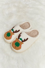 Melody Rudolph Print Plush Slide Slippers king-general-store-5710.myshopify.com