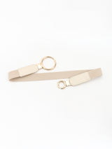 Double Ring Buckle Elastic PU Belt king-general-store-5710.myshopify.com