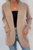 Open Front Rib-Knit Cardigan with Pockets king-general-store-5710.myshopify.com