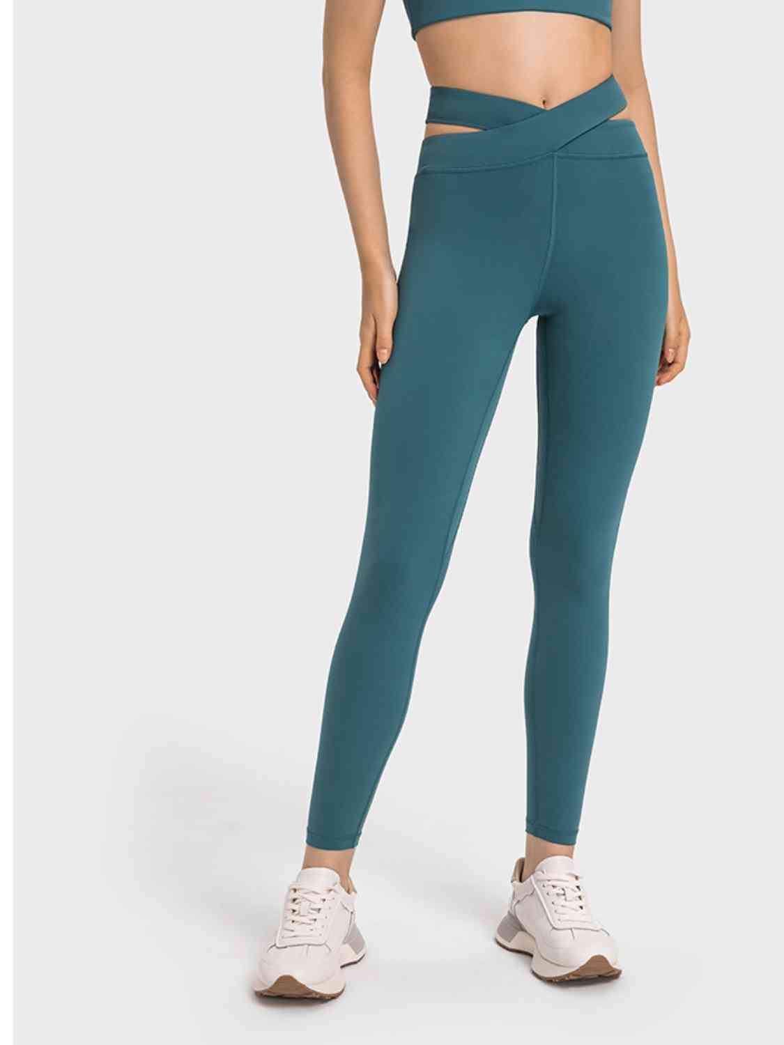 Crisscross Cutout Sports Leggings king-general-store-5710.myshopify.com