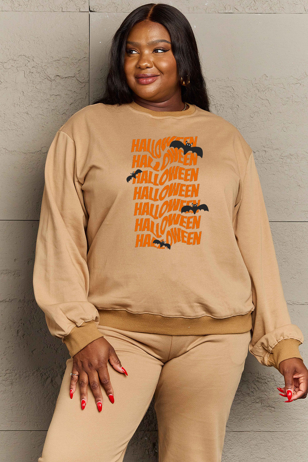 Simply Love Full Size HALLOWEEN Graphic Sweatshirt king-general-store-5710.myshopify.com