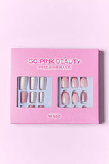 SO PINK BEAUTY Press On Nails 2 Packs king-general-store-5710.myshopify.com