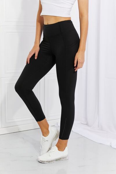 Leggings Depot Full Size Strengthen and Lengthen Reflective Dot Active Leggings king-general-store-5710.myshopify.com