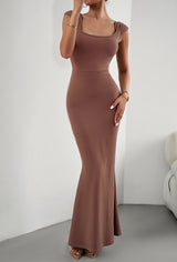 Cap Sleeve Scoop Neck Maxi Dress king-general-store-5710.myshopify.com